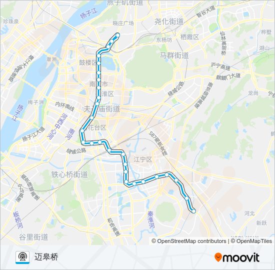 1号线 metro Line Map