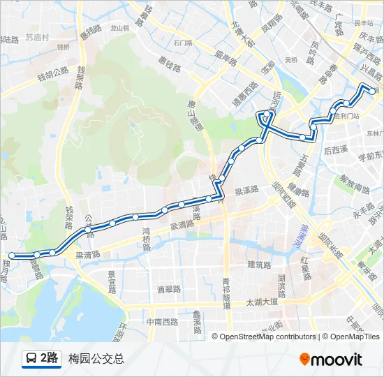 2路 Bus Line Map