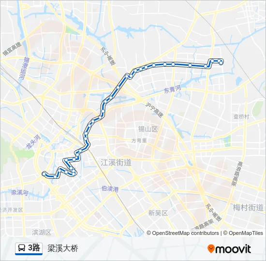 3路 Bus Line Map