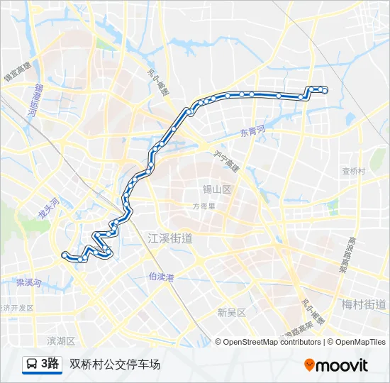 3路 Bus Line Map