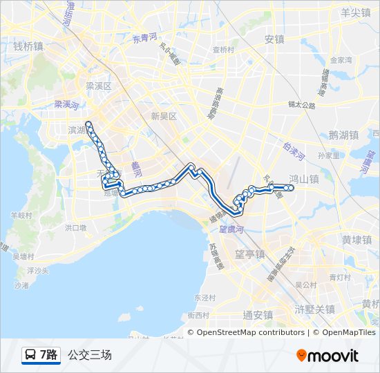 长垣县7路车的路线图图片