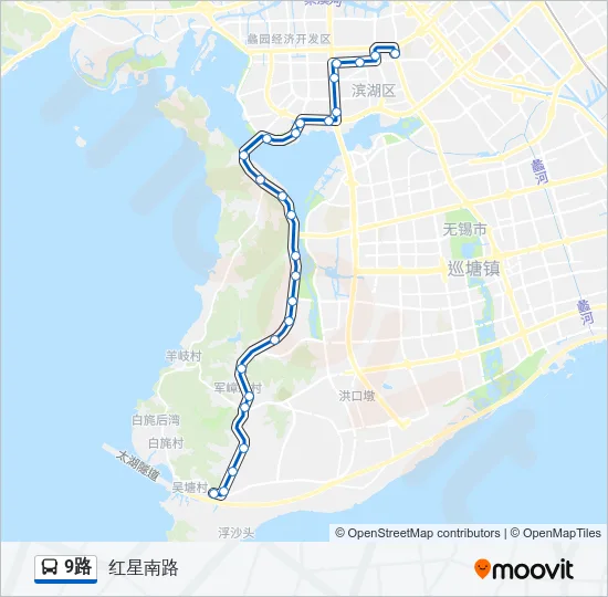 9路 Bus Line Map