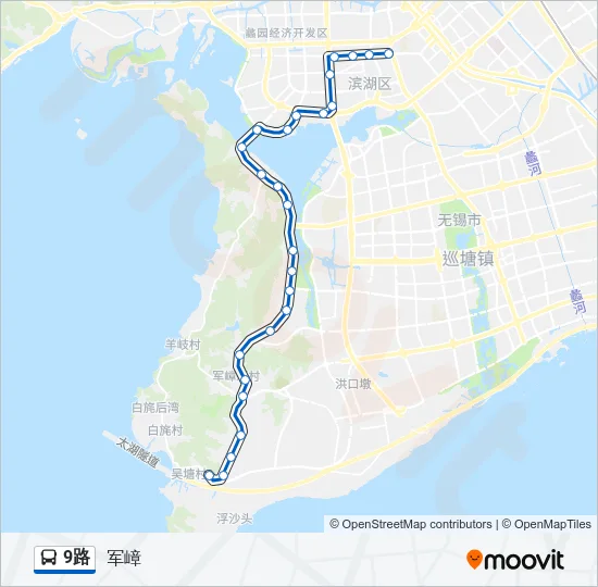 9路 Bus Line Map