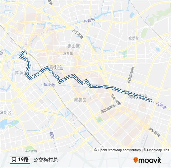 19路 Bus Line Map