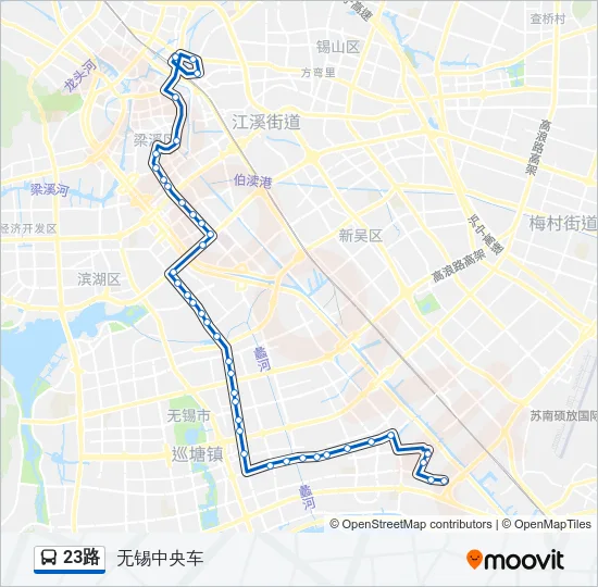 23路 Bus Line Map
