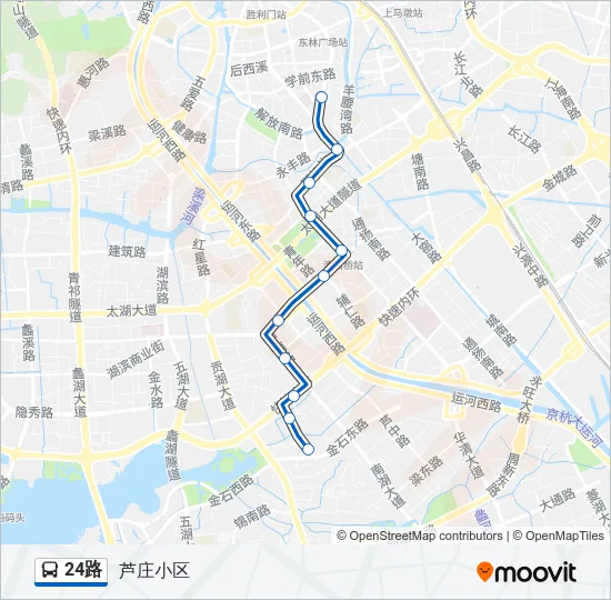 24路 Bus Line Map