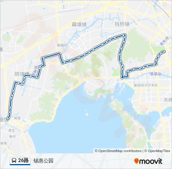 26路 Bus Line Map