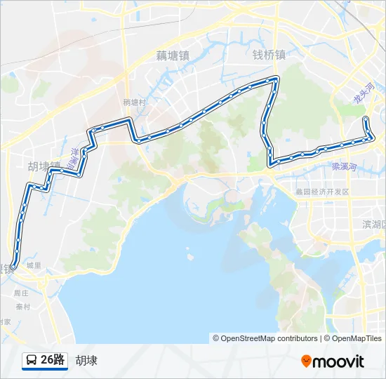 26路 Bus Line Map