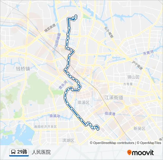 29路 Bus Line Map