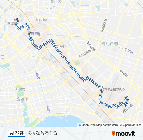 32路 Bus Line Map
