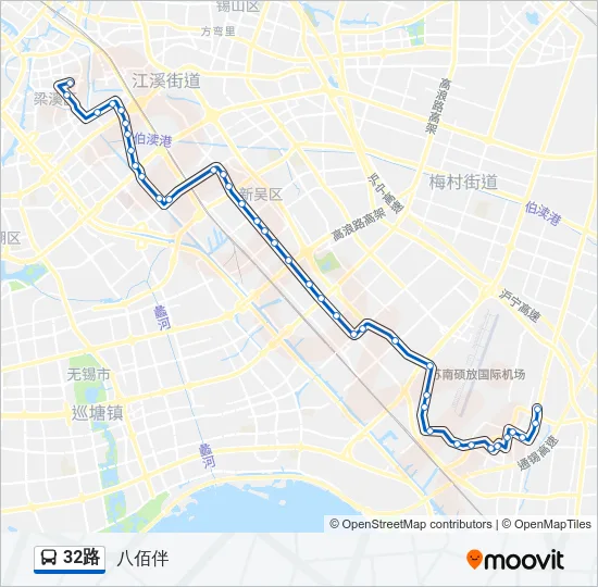 32路 Bus Line Map