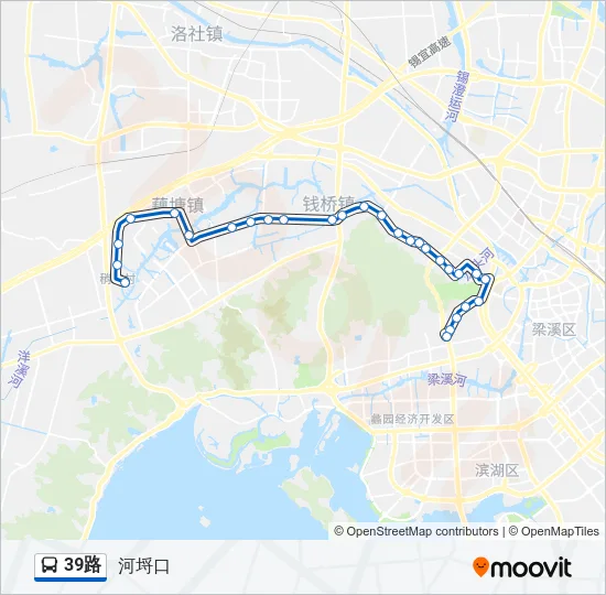 39路 Bus Line Map