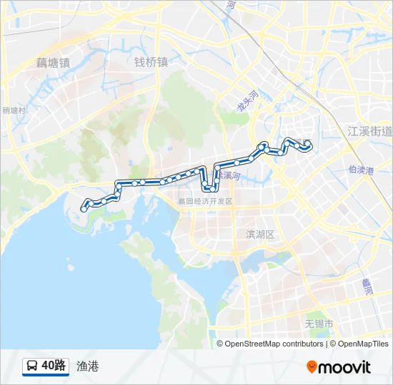 40路 Bus Line Map