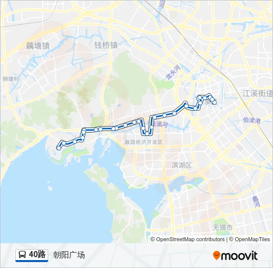 40路 Bus Line Map