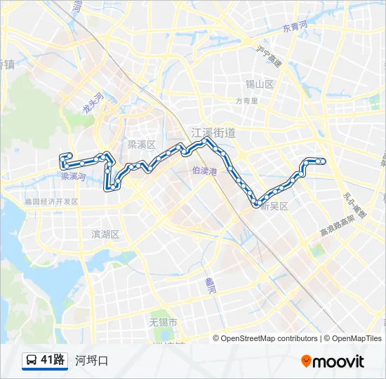 41路 Bus Line Map