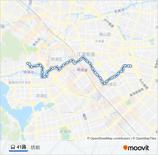 41路 Bus Line Map