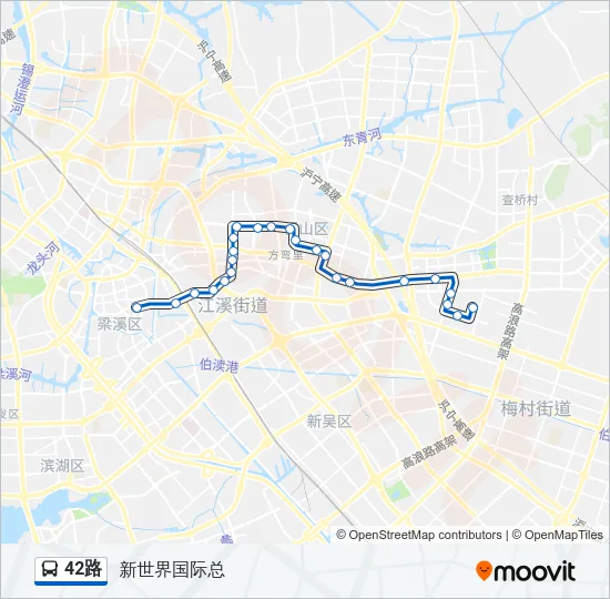 42路 Bus Line Map