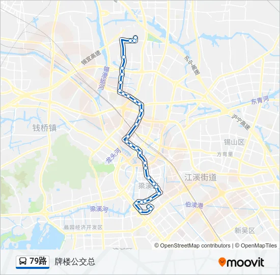 79路 Bus Line Map