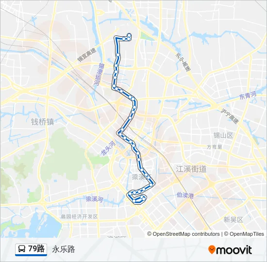 79路 Bus Line Map