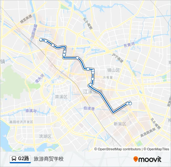 G2路 Bus Line Map