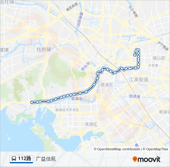 112路 Bus Line Map