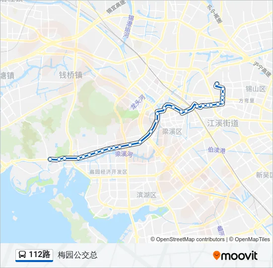 112路 Bus Line Map