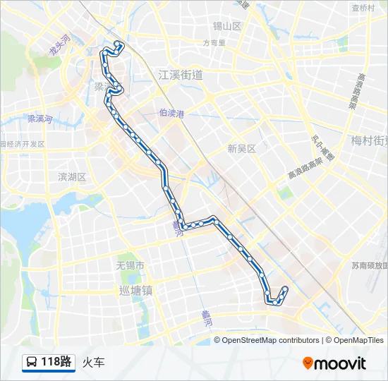 118路 Bus Line Map