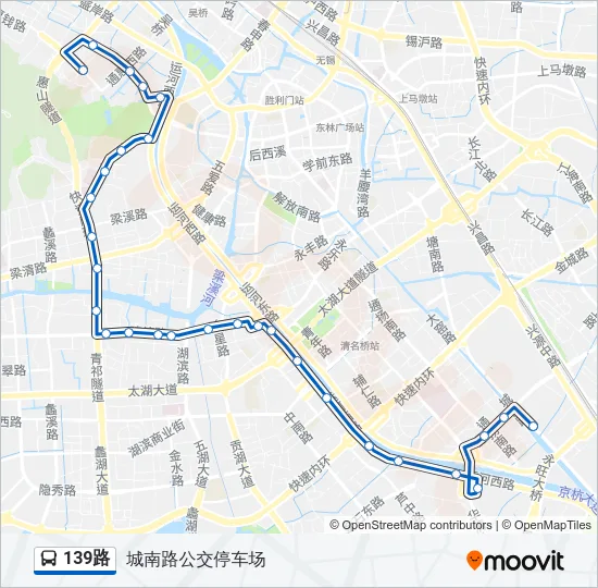 139路 Bus Line Map