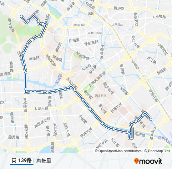 139路 Bus Line Map