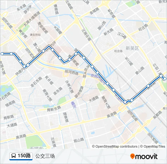 150路 Bus Line Map