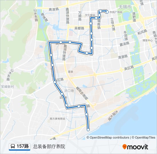 157路 bus Line Map