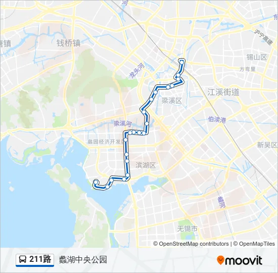 211路 Bus Line Map