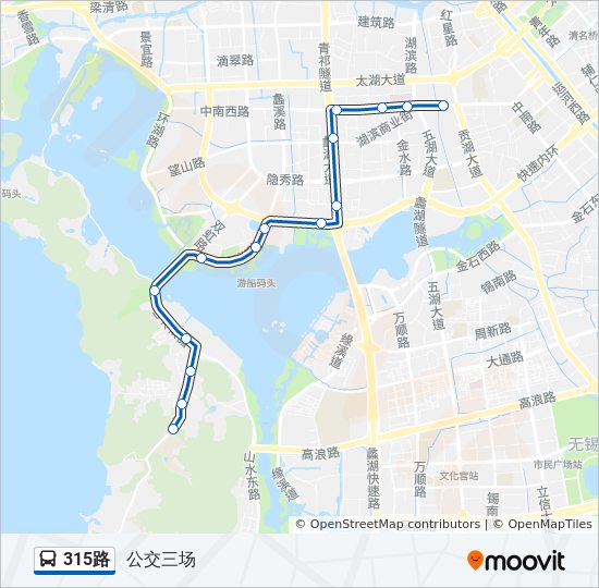 315路 bus Line Map