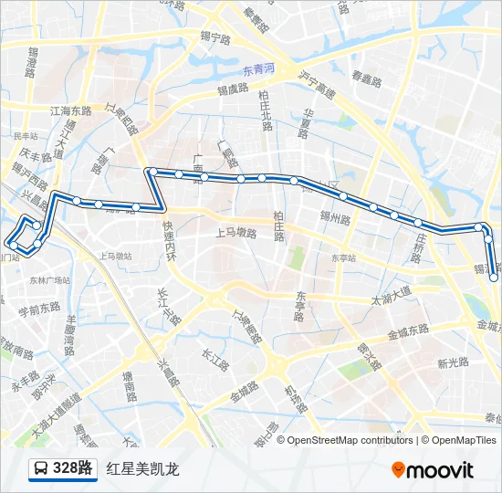 328路 Bus Line Map