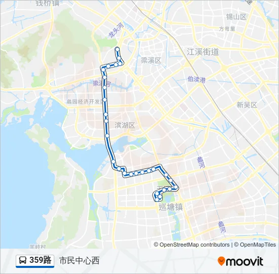 359路 Bus Line Map