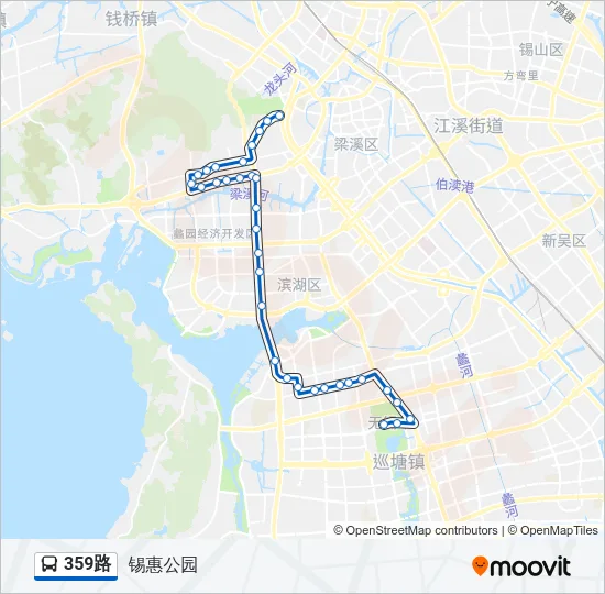 359路 Bus Line Map