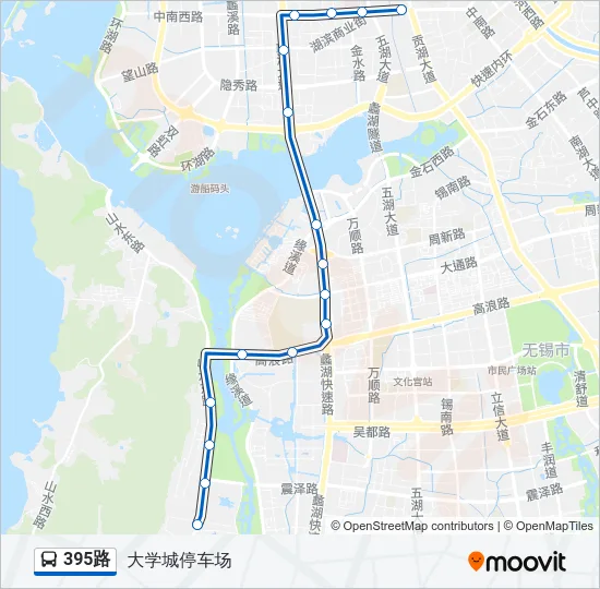 395路 Bus Line Map