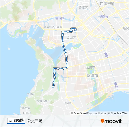 395路 Bus Line Map