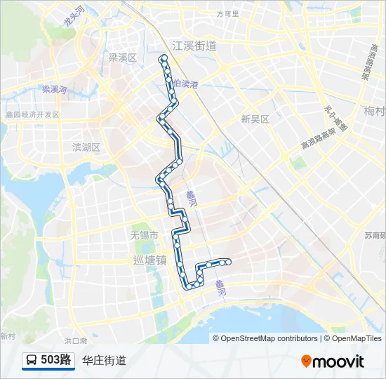 503路 Bus Line Map