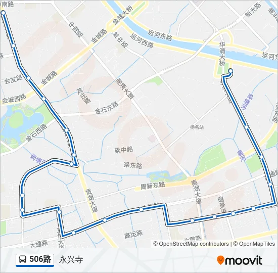 506路 Bus Line Map