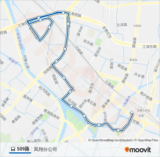 509路 Bus Line Map