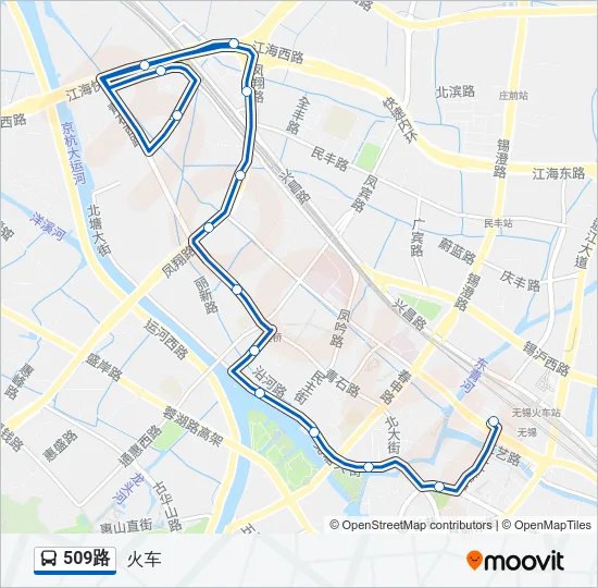 509路 Bus Line Map