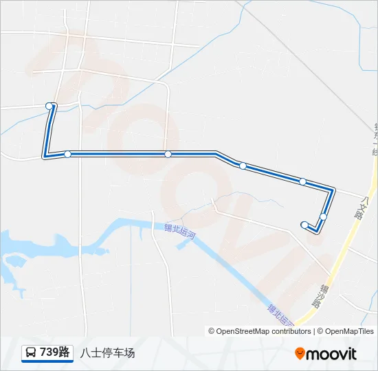 739路 Bus Line Map