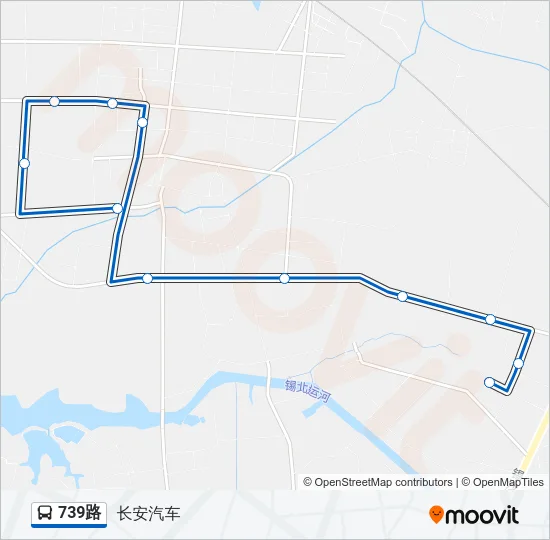 739路 Bus Line Map