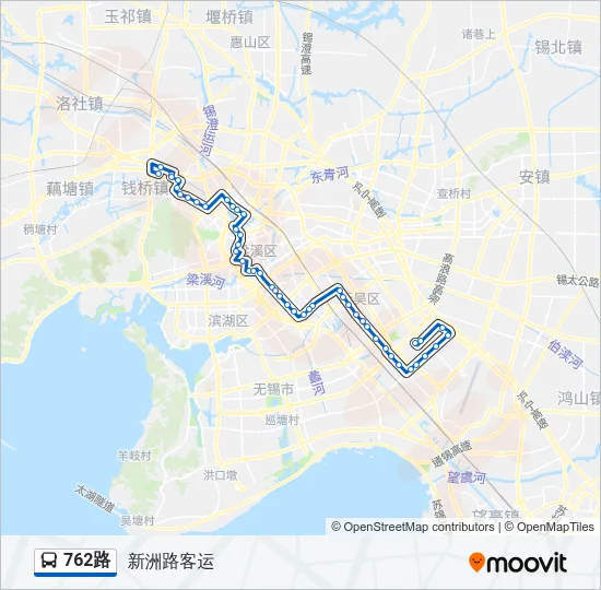 762路 Bus Line Map