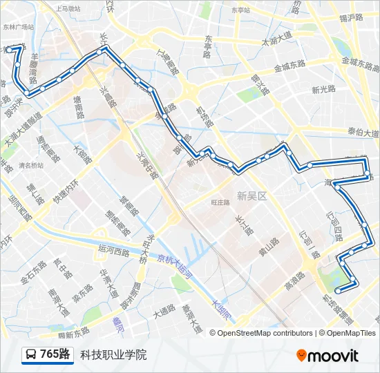 765路 Bus Line Map