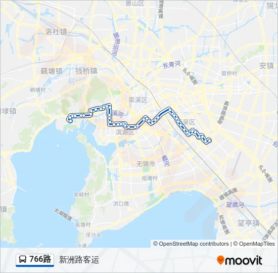766路 Bus Line Map