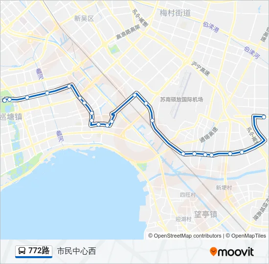 772路 Bus Line Map