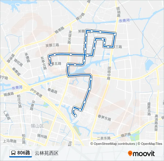 806路 Bus Line Map
