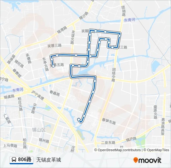 806路 Bus Line Map